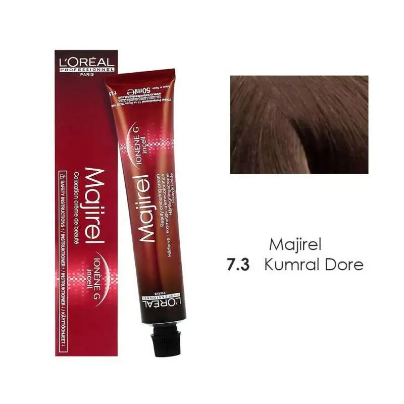 LOREAL Majirel Saç Boyası 50ml | 7.3 - Kumral Dore - 1