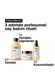 LOréal Professionnel Serie Expert Absolut Repair Yıpranmış Saçlar İçin Onarıcı Maske 250ml - Yoğun Keratin & Lipid Bakım - 5