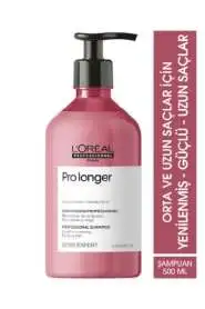 LOréal Professionnel Serie Expert Pro Longer Saç Uçları Onarıcı Şampuan - Kırık Uçları Yoğunlaştıran ve Uzamayı Destekleyen Bakım 500 ml - 1