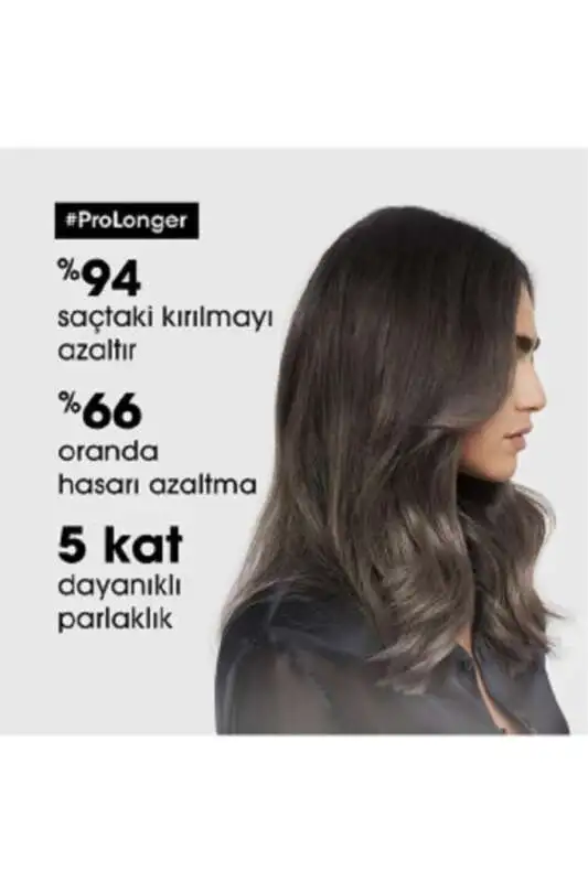 LOréal Professionnel Serie Expert Pro Longer Saç Uçları Onarıcı Şampuan - Kırık Uçları Yoğunlaştıran ve Uzamayı Destekleyen Bakım 500 ml - 3