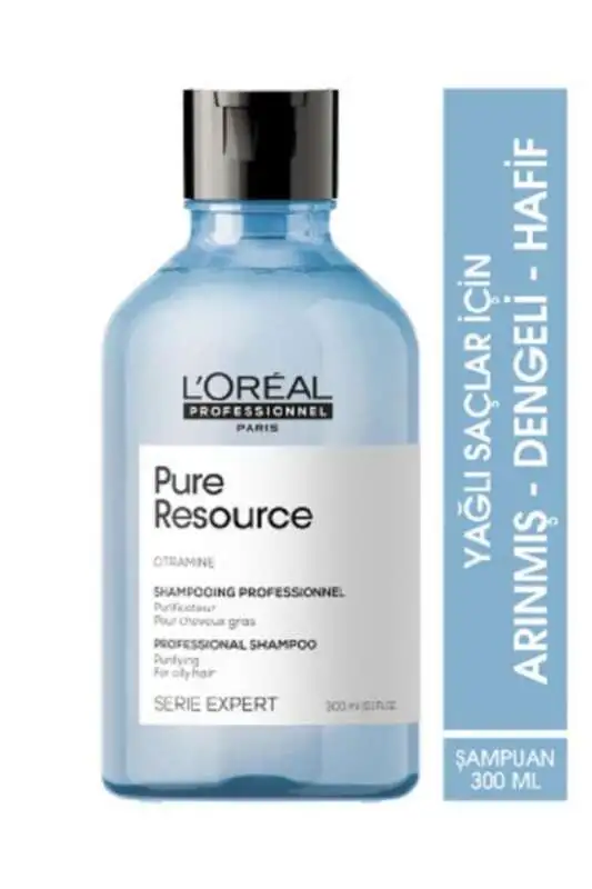 Loreal Professionnel Serie Expert Pure Resource 300ml - Yağlı Saçlar İçin Arındırıcı Şampuan - 1