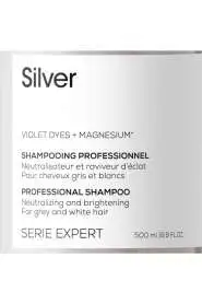 LOréal Professionnel Serie Expert Silver Mor Şampuan - Sararan ve Matlaşan Saçlar İçin Mor Pigmentli Arındırıcı Şampuan 500 ml - 5