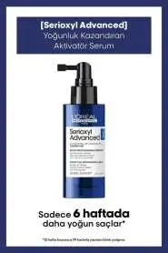 LOréal Professionnel Serioxyl Advanced İncelmiş Saç Telleri İçin Yoğunluk ve Hacim Kazandıran Serum 90 ml - Saç Kalınlaştırıcı & Kırık Önleyici - Loreal Professionnel