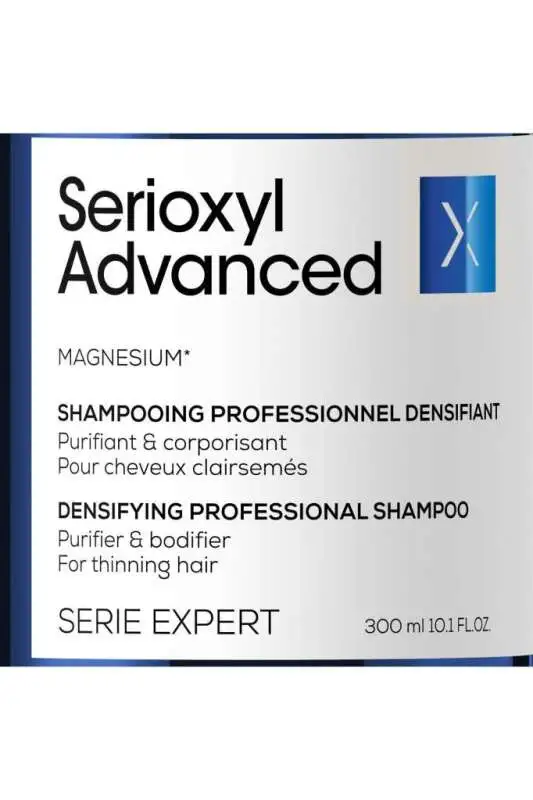 LOréal Professionnel Serioxyl Advanced İncelmiş Saç Telleri İçin Yoğunluk ve Hacim Artırıcı Şampuan 300 ml - Saç Kalınlaştırıcı & Kırık Önleyici - 4