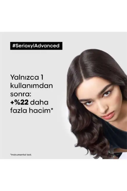 LOréal Professionnel Serioxyl Advanced İncelmiş Saç Telleri İçin Yoğunluk ve Hacim Artırıcı Şampuan 300 ml - Saç Kalınlaştırıcı & Kırık Önleyici - 6
