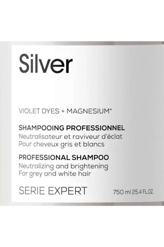Loreal Shampoo Silver 750 ML - 6
