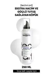 LOréal Professionnel Tecni Art Full Volume Extra Force 5 Ekstra Hacimlendirici Köpük - İnce ve Düz Saçlar İçin Kalıcı Dolgunluk 250 Ml - 1