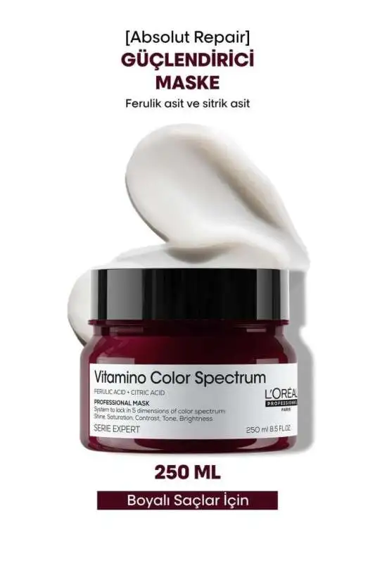 LOréal Professionnel Vitamino Color Spectrum Boyalı Saçlar İçin Güçlendirici Maske 250 ml - 1