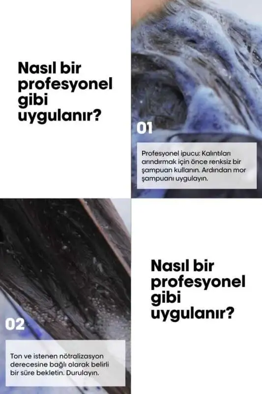 LOréal Professionnel Vitamino Color Spectrum Sarı Tonları Nötralize Eden Mor Şampuan 300 ml - Boyalı ve Açık Renkli Saçlar İçin - 4