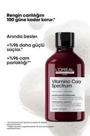 LOréal Professionnel Vitamino Color Spectrum Shampoo 300 ml - Renkli Saçlar İçin Vitamin Destekli Koruma Şampuanı - 6