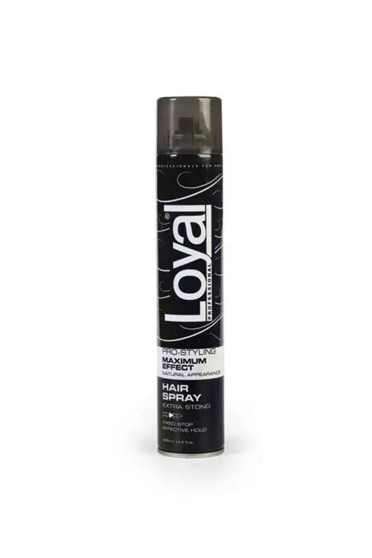 Loyal Pro Styling Hair Spray Extra Strong 400ml | Extra Güçlü Saç Spreyi - 1