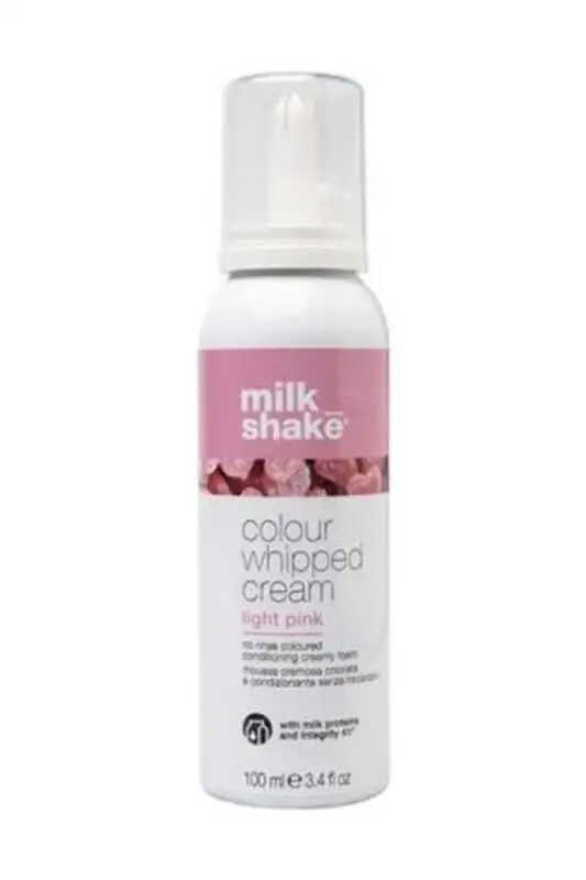 Milkshake Colour Whipped Cream Light Pink Renkli Durulanmayan Koruyucu Köpük Açık Pembe 100 ml - 1