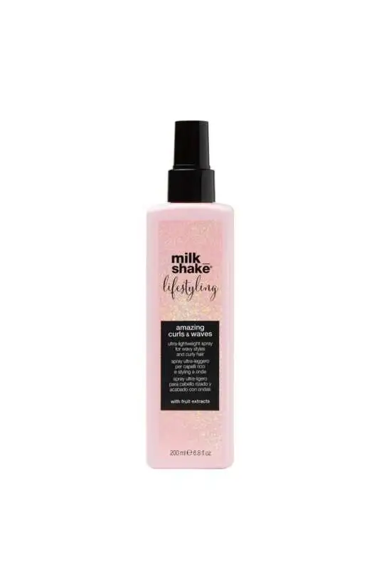 Milkshake Life Styling Amazing & Waves Harika Görünümlü Bukleler için Şekillendirici Saç Spreyi 200 ml - 1