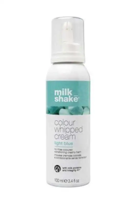 Milkshake Whipped Cream Light Blue Saçı Yumuşatan Durulanmayan Renkli Bakım Köpüğü 100 ML - 1