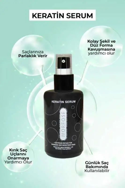 Morfose Keratin Saç Serumu 75ml | Yıpranmış Saçlar İçin Onarıcı Serum - 2