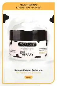 Morfose Milk Therapy Saç Bakım Maskesi 500 ml | Yoğun Nemlendirici Saç Maskesi - 1