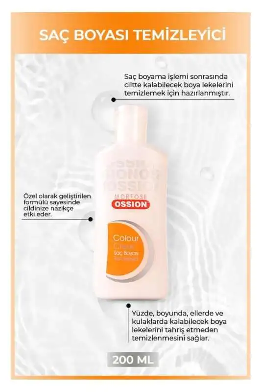Morfose Ossion Saç Boyası Silici 200ml | Renk Açıcı ve Düzeltici - 2