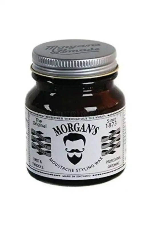 Morgans Pomade Moustache Styling Wax - Sert Tutuşlu ve Kalıcı Bıyık Şekillendirme Balmı 50gr - 1