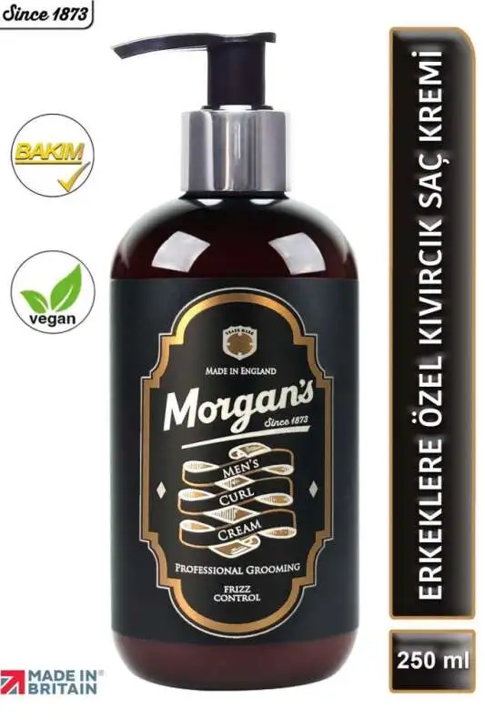 Morgans Pomade Mens Curl Cream - Erkeklere Özel Kıvırcık Saç Kremi 250ml - 1
