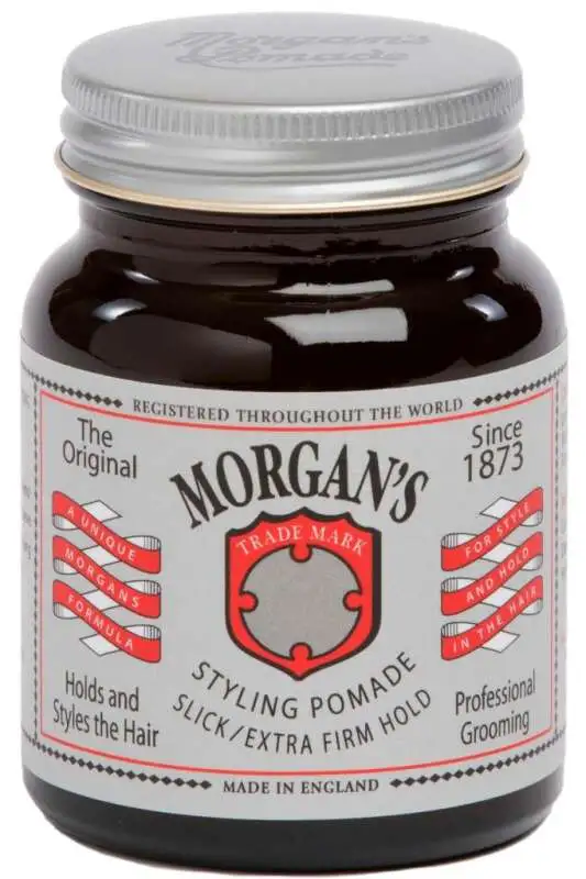 Morgans Pomade Slick Extra Firm Hold (Silver Label) 100gr | Extra Sert Tutuşlu Slick Saç Pomadı - 1