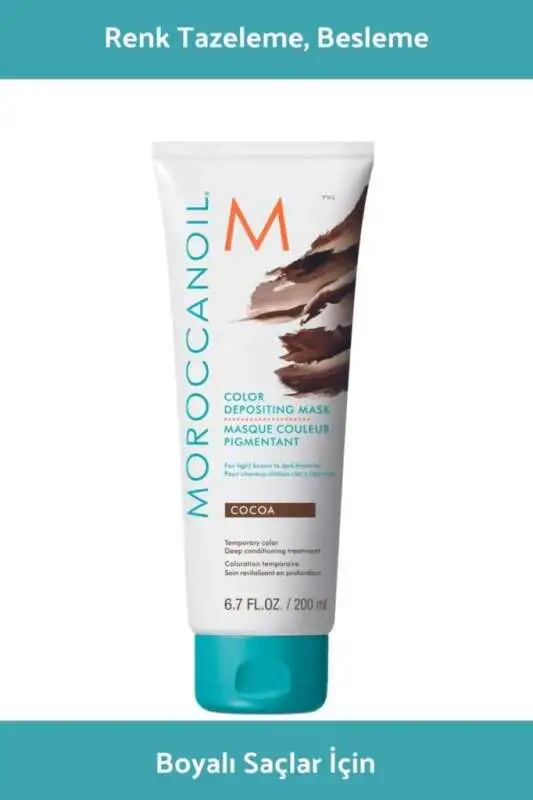 Moroccanoil Color Depositing Cocoa Renk Tazeleyici Bakım Maskesi 200ml - 1