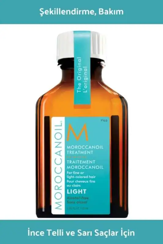 Moroccanoil Light Treatment İnce Telli veya Sarı Saçlar için Hafif Bakım Yağı 25ml - 1