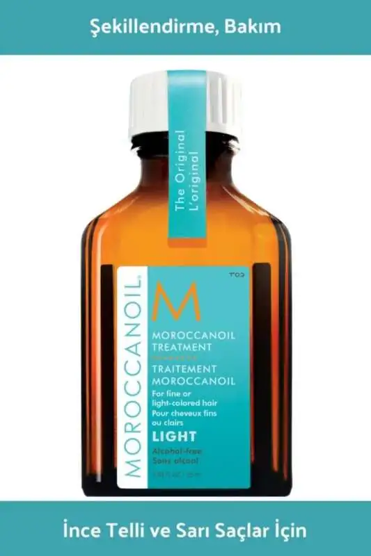 Moroccanoil Light Treatment Argan Yağlı İnce Telli ve Sarı Saçlar İçin Hafif Bakım Yağı 25ml - 2