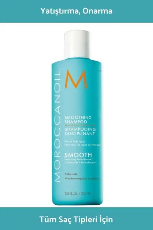 Moroccanoil Smooth Control Pürüzsüzleştirici Şampuan - Frizzy ve Kabarık Saçlar İçin Anında Düzlük 250 ML - 1