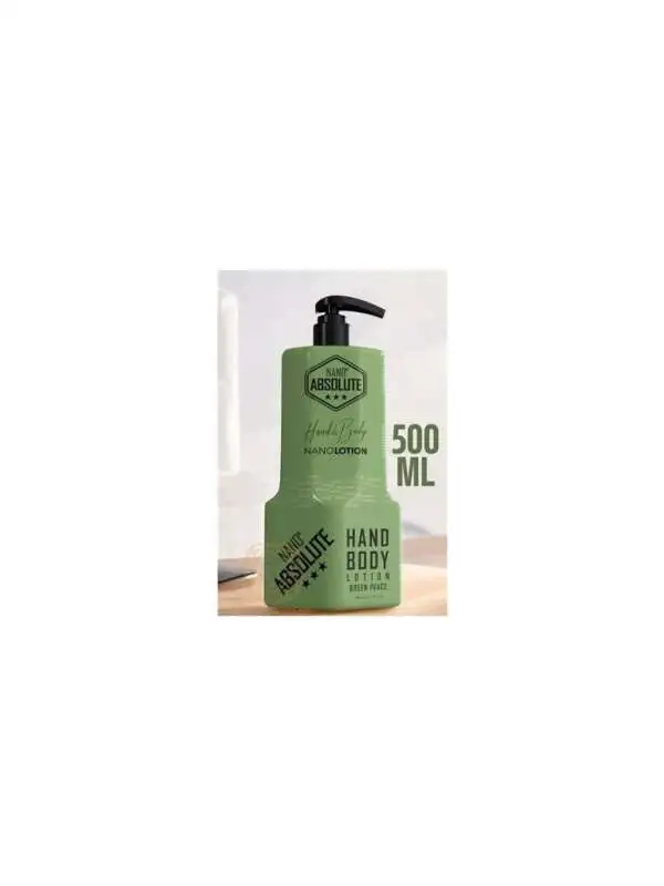 Nano Absolute Hand & Body Lotion Green Peace 500ml | Doğal Nemlendirici - 1