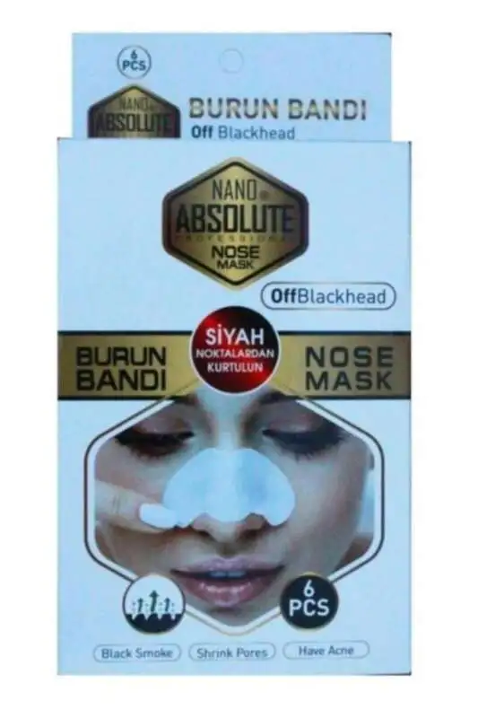 Nano Absolute Siyah Nokta Temizleme-Burun Bandı - 1