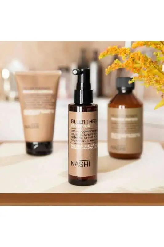 Nashi Argan Filler Therapy Yıpranmış Saçlar İçin Onarıcı Sıvı Maske 100 ml | Derinlemesine Onarıcı Saç Maskesi - 3