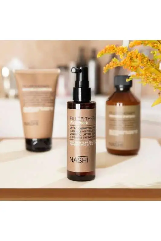 Nashi Argan Filler Therapy Yıpranmış Saçlar İçin Onarıcı Sıvı Maske 100 ml | Derinlemesine Onarıcı Saç Maskesi - 4
