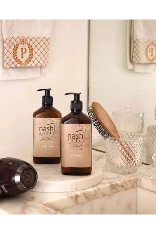 Nashi Argan Şampuan 500 ml | Argan Yağlı Saç Desteği ve Besleyici Şampuan - 5