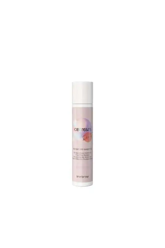 Inebrya Ice Cream Dry-T Instant Dry Shampoo 200 ml | Hızlı Saç Temizliği Sağlayan Kuru Şampuan - 1