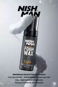 Nishman Saç Spreyi 150ml | Foam Wax 00 Şekillendirici - 4