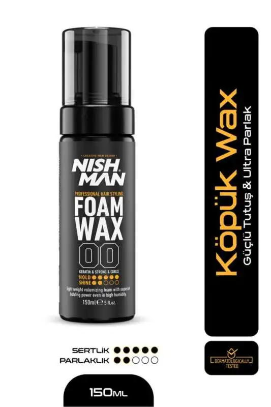 Nishman Saç Spreyi 150ml | Foam Wax 00 Şekillendirici - 1