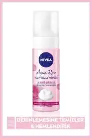 Nivea Visage Yüz Temizleme Köpüğü Gül Suyu 150ml | Yüz Temizliği ve Nemlendirici Etki - 