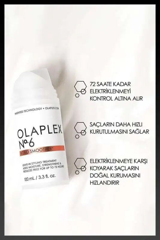 Olaplex Nº.6 Bond Smoother - Bağ Güçlendirici Saç Şekillendirici - 100 Ml - 2