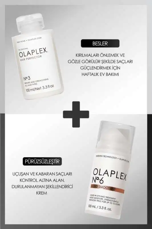 Olaplex Nº.6 Bond Smoother - Bağ Güçlendirici Saç Şekillendirici - 100 Ml - 3