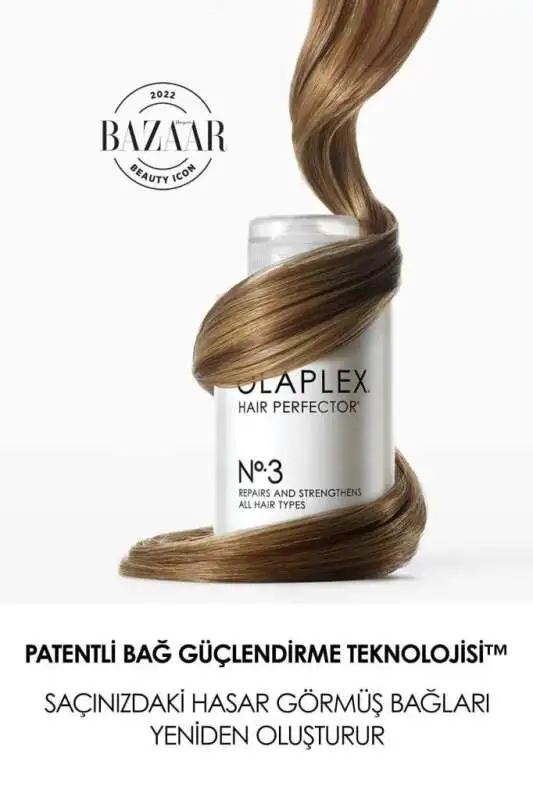 Olaplex No.3 Hair Perfector Kusursuzlaştırıcı Saç Maskesi 100ml - Hasarlı Saç Onarımı, Bağ Yenileme ve Parlaklık İçin Yoğun Bakım - 3