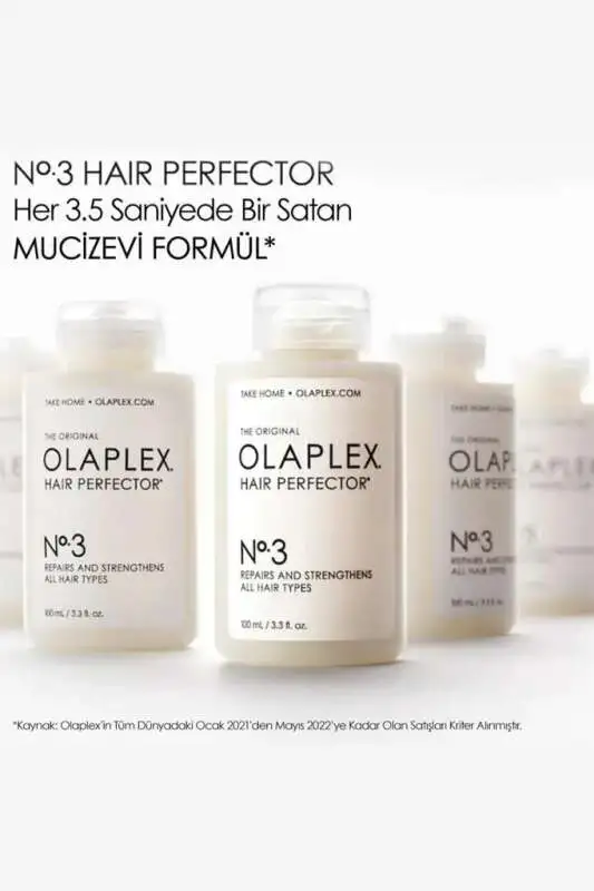 Olaplex No.3 Hair Perfector Kusursuzlaştırıcı Saç Maskesi 100ml - Hasarlı Saç Onarımı, Bağ Yenileme ve Parlaklık İçin Yoğun Bakım - 8