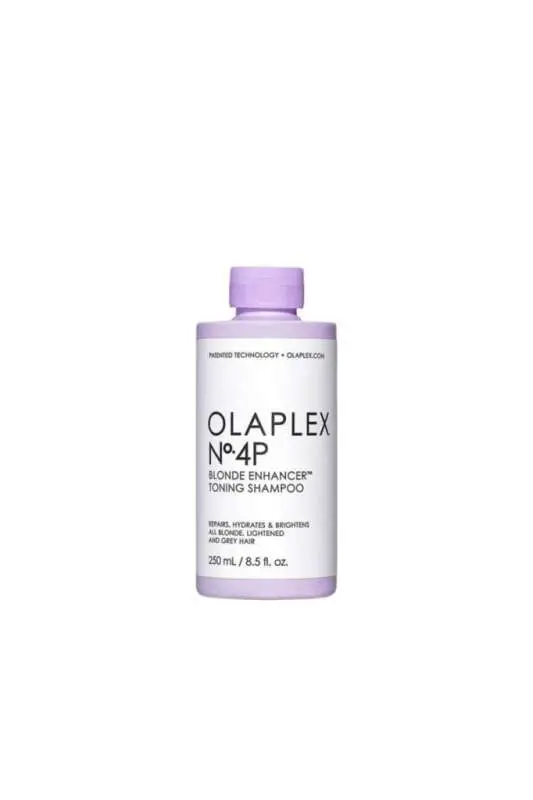 Olaplex No.4P Blonde Enhancer Toning Shampoo Sarı Saçlara Özel Mor Şampuan 250 ml - 1
