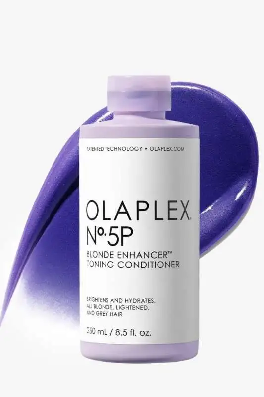 Olaplex No.5P Sarı, Gri ve Beyaz Saçlar İçin Onarıcı Mor Tonlama Kremi 250 ml - Sarı Ton Giderici, Bağ Onarımlı ve Renk Koruyucu - 1