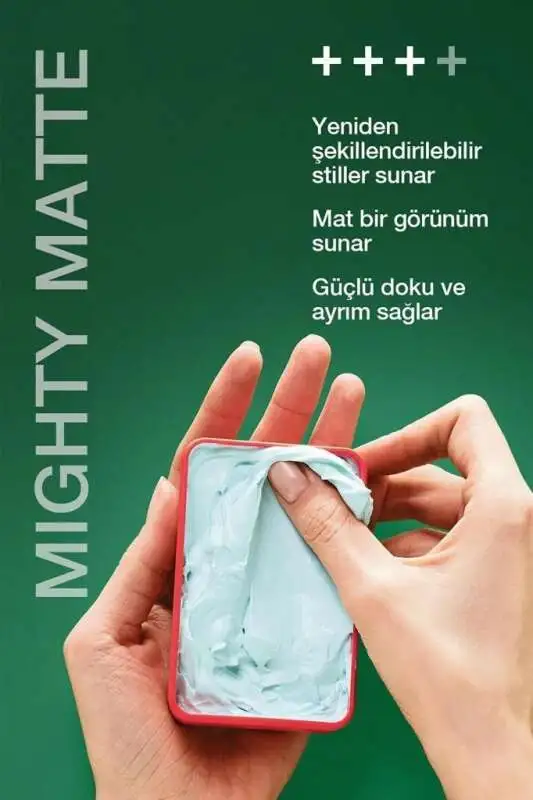 Schwarzkopf Osis+ Mighty Matte Strong Cream Güçlü Tutucu Mat Şekillendirici Krem 100 ml | Yoğun Tutuş ve Mat Sonuç - 3
