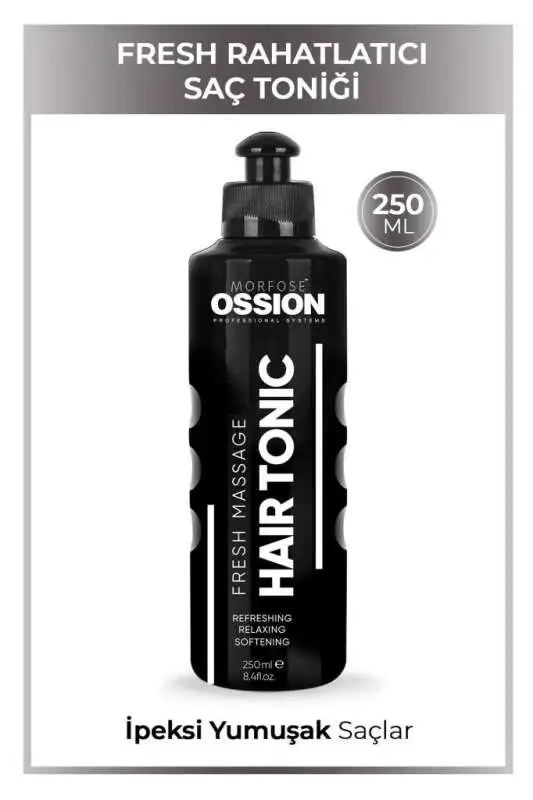 Morfose Ossion Premium Barber Line Hair Tonic 250ml | Saç Bakım ve Canlandırıcı Tonik - 1