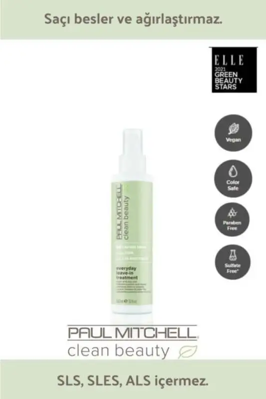 Paul Mitchell Clean Beauty Everyday Leave-In Treatment Durulanmayan Saç Kremi 150 ml | Durulanmayan Saç Kremi - 1
