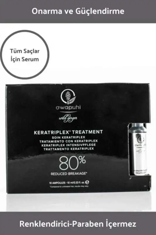 Paul Mitchell Awapuhi Wild Ginger Saç Onarıcı Keratin Serumu 10x10 ml | Saç Onarıcı Keratin Serum - 1