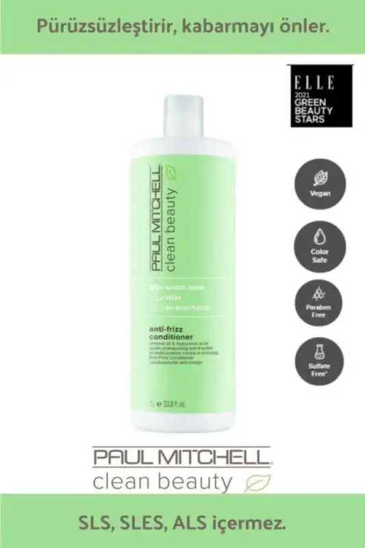 Paul Mitchell Clean Beauty Anti-Frizz Kabarma Önleyici Saç Bakım Kremi 1000 ml | Kabarma Önleyici ve Nemlendirici Saç Kremi - 1