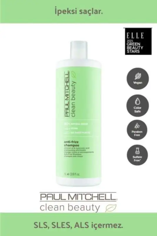 Paul Mitchell Clean Beauty Anti-Frizz Şampuan 1000 ml | Kabarma Önleyici ve Nemlendirici Şampuan - 1