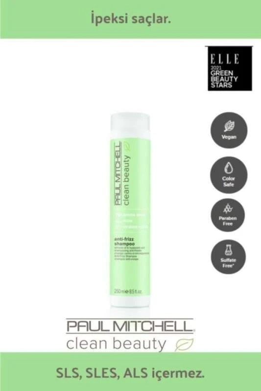 Paul Mitchell clean beauty anti-frizz ŞAMPUAN 250 ML - 1